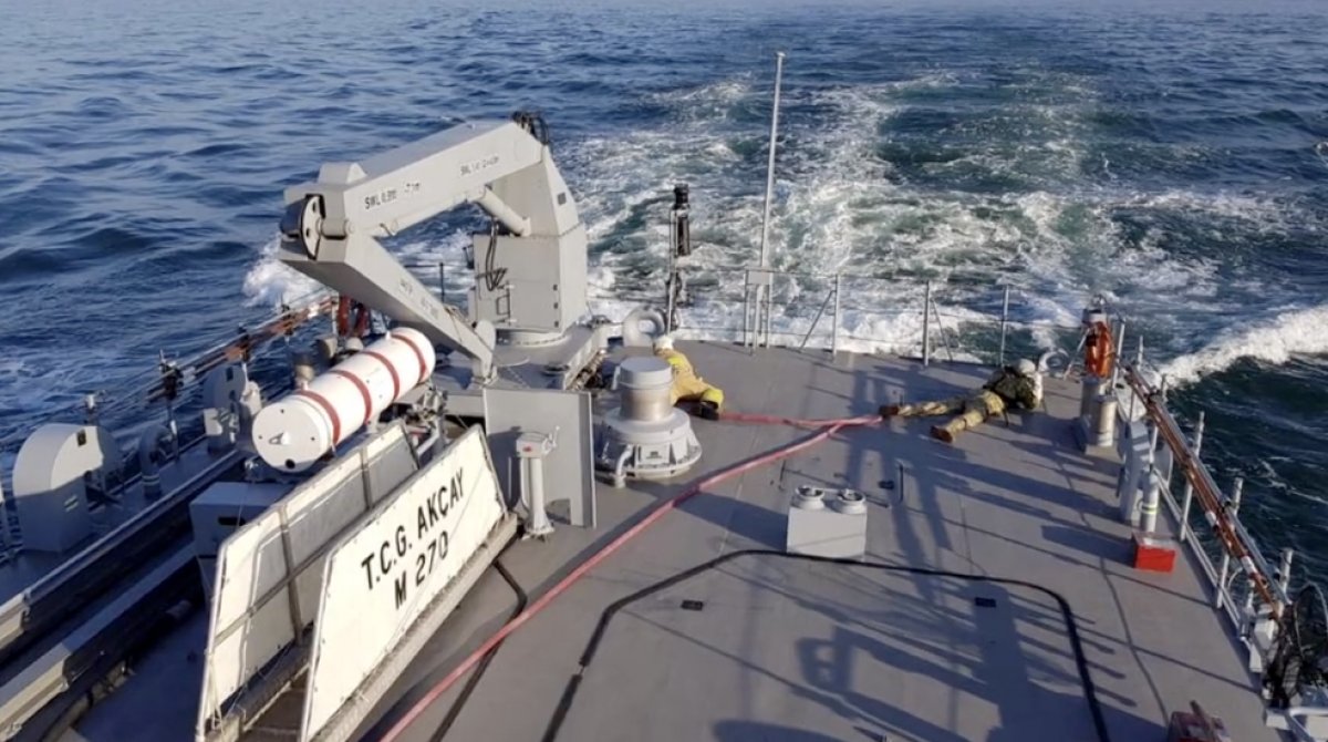 Deniz Kuvvetleri'nin Karadeniz'de mayın mesaisi