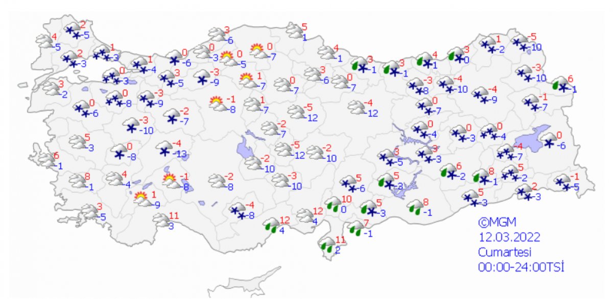 İstanbul'da beklenen kar yağışı, meteoroloji radarında