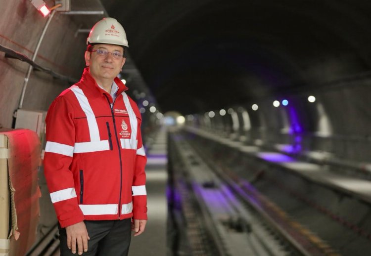 İstanbul'da füniküler treni raylarla buluştu