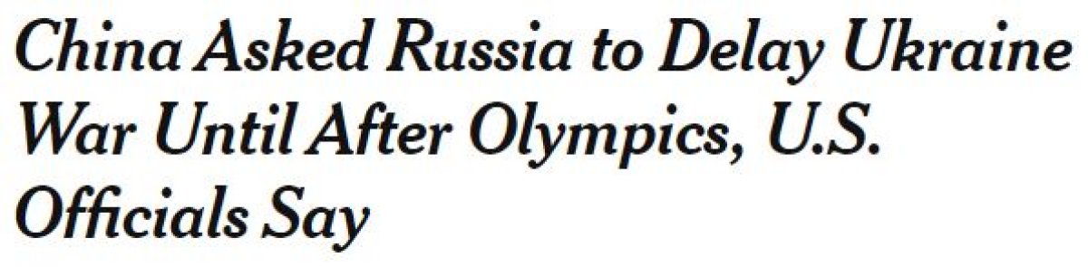 NY Times: Çin, Rusya'dan Ukrayna savaşını ertelemesini istedi
