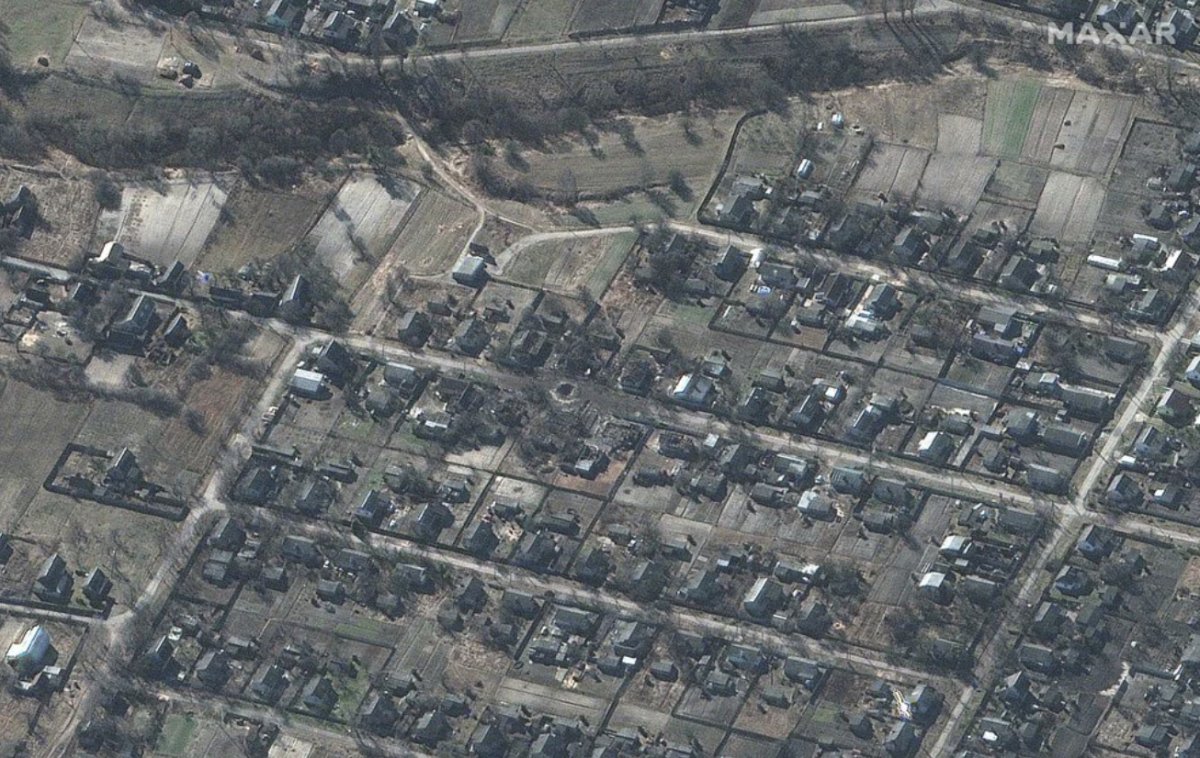 Rusların havadan ve karadan vurduğu Ukrayna, uzaydan görüntülendi