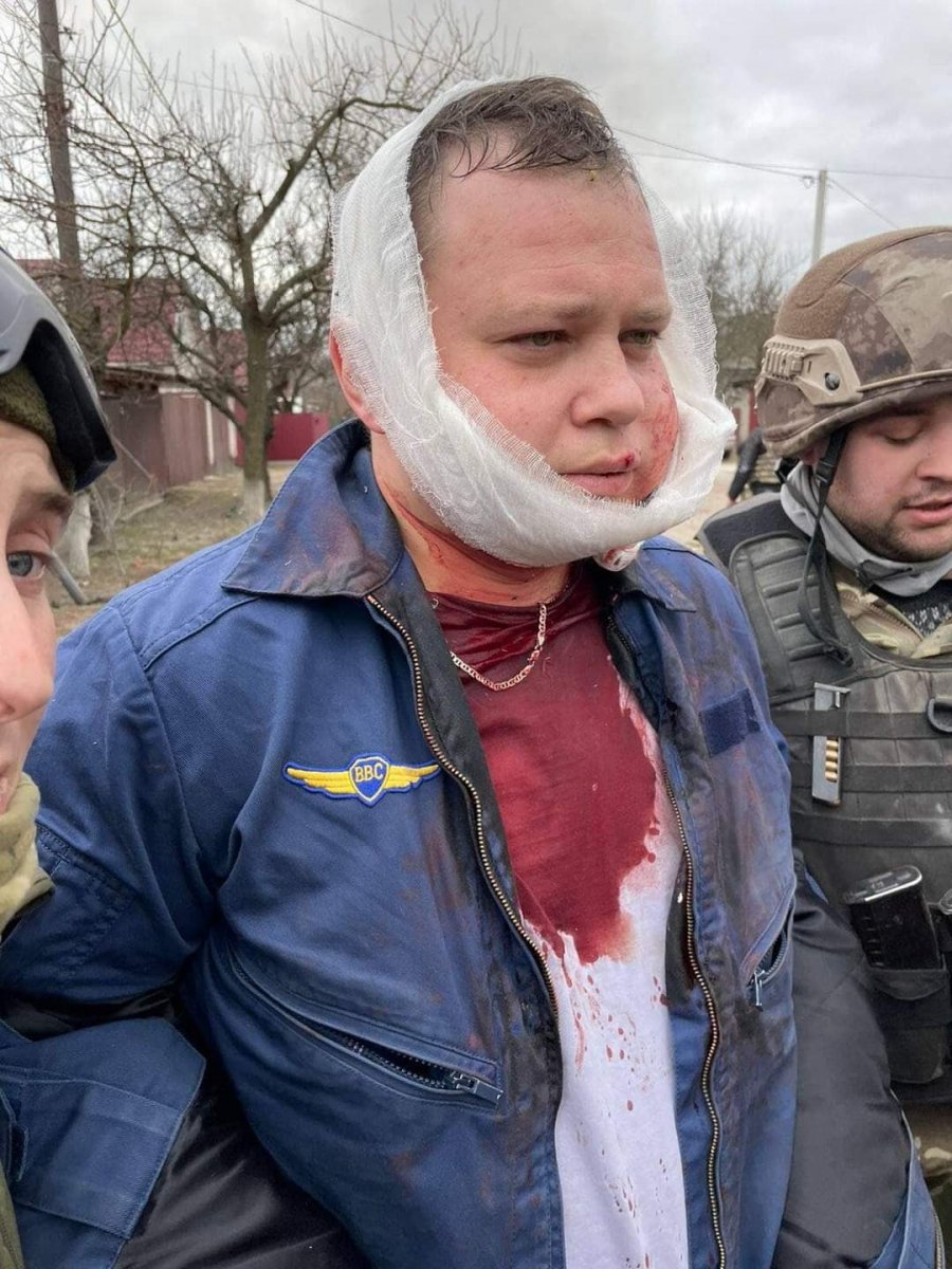 Suriye'de sivilleri bombalayan Rus pilotun Ukrayna'da yakalandığı anlar