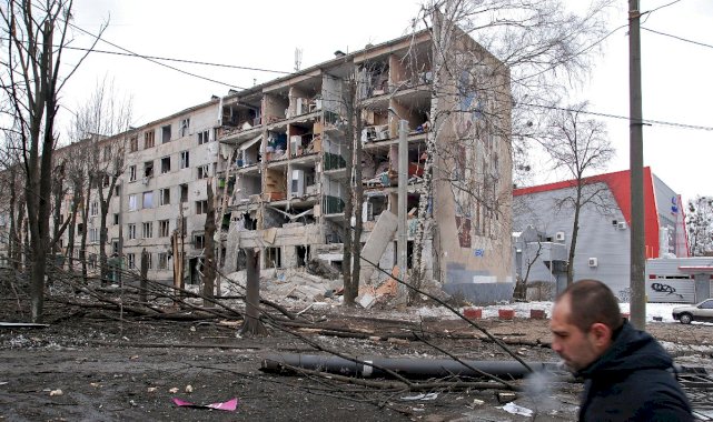 Bombardımana maruz kalan Harkov, hayalet şehre dönüştü