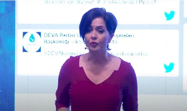 DEVA Partisi'nin programını Özlem Gürses sundu