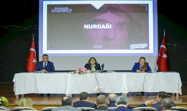 Gaziantep Büyükşehir Meclisi Nurdağı'nda toplandı