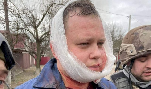 Suriye'de sivilleri bombalayan Rus pilotun Ukrayna'da yakalandığı anlar