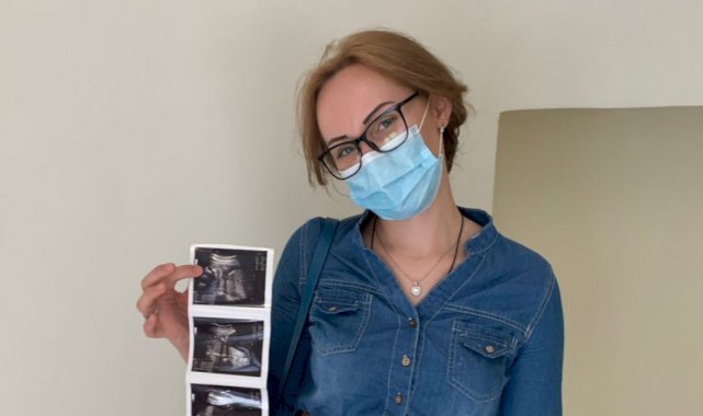 Ukrayna'ya doğum yapmak için gitti, mahsur kaldı