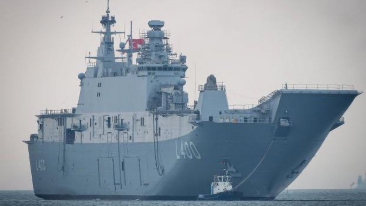 TCG Anadolu’nun deniz testleri başladı