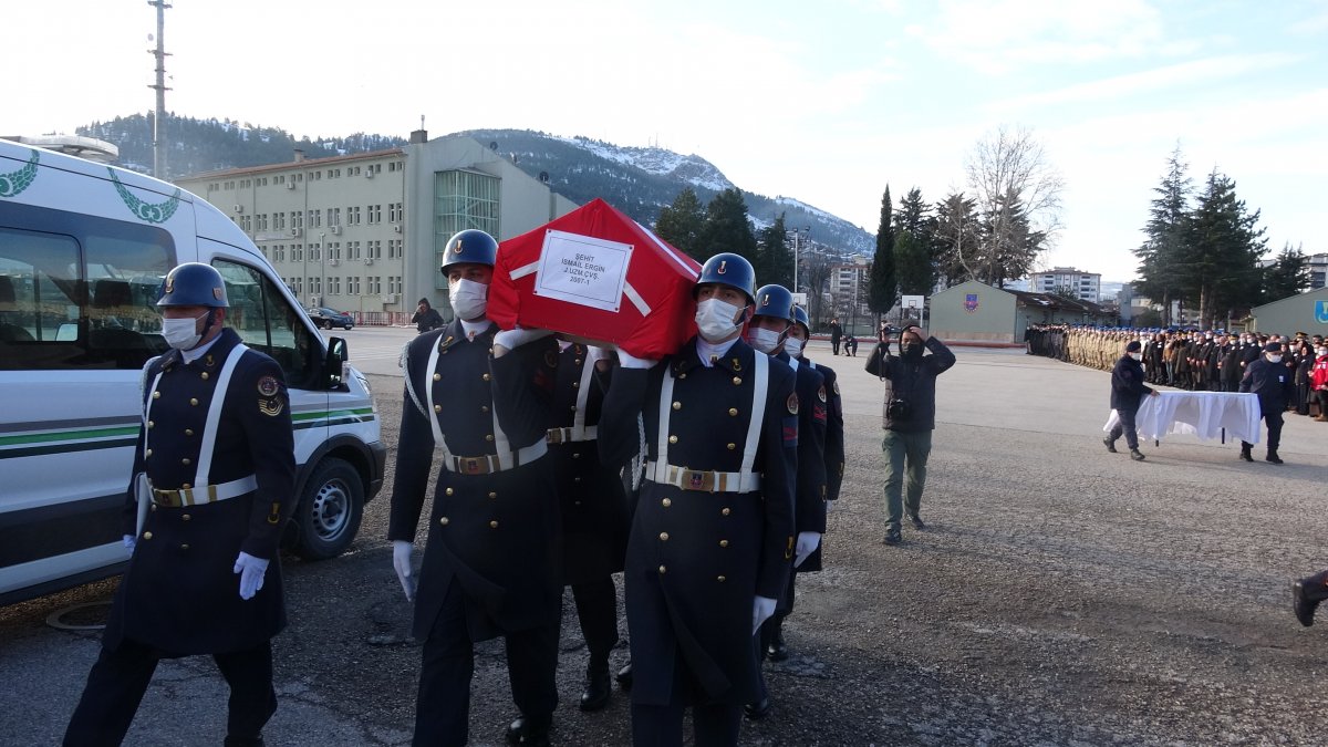 Tokat'ta Şehit Uzman Çavuşun cenazesi törenle Bingöl’e uğurlandı