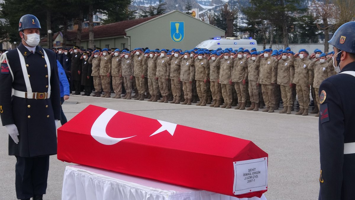 Tokat'ta Şehit Uzman Çavuşun cenazesi törenle Bingöl’e uğurlandı