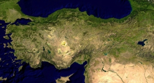 Türkiye Haritası (Siyasi):  Renkli Türkiye'nin İlleri Haritası, Şehir İsimleri Listesi