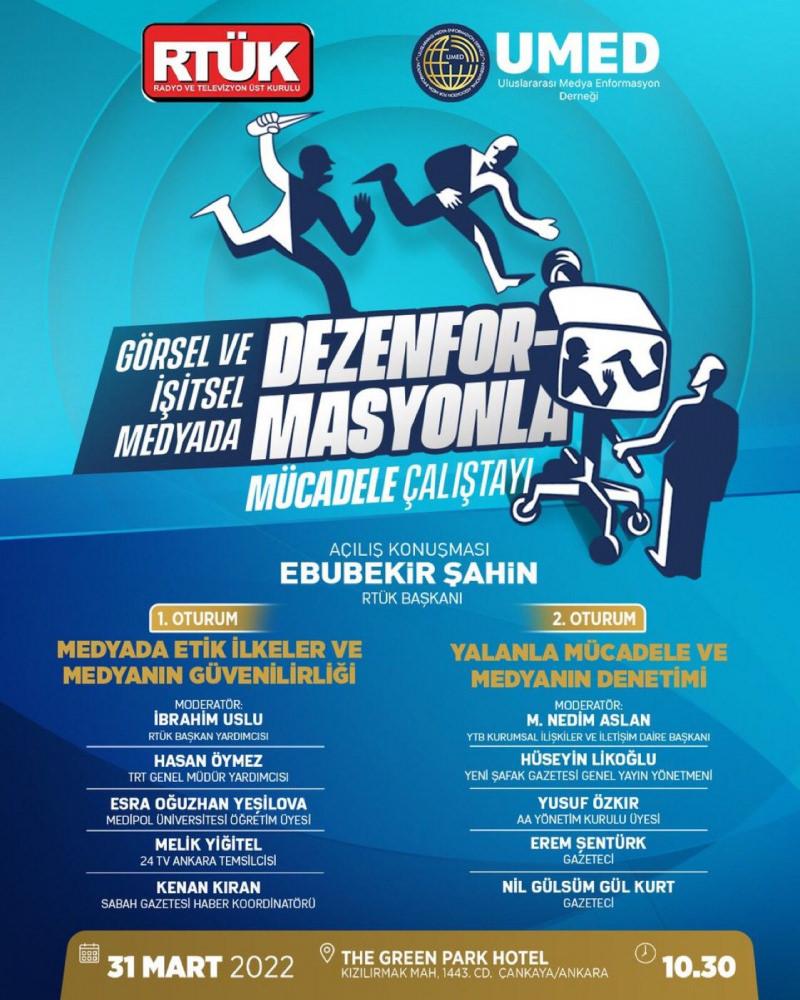 UMED, RTÜK iş birliğiyle dezenformasyonla mücadele çalıştayı düzenliyor