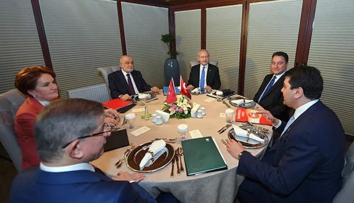 6 parti lideri üçüncü kez bir araya geldi