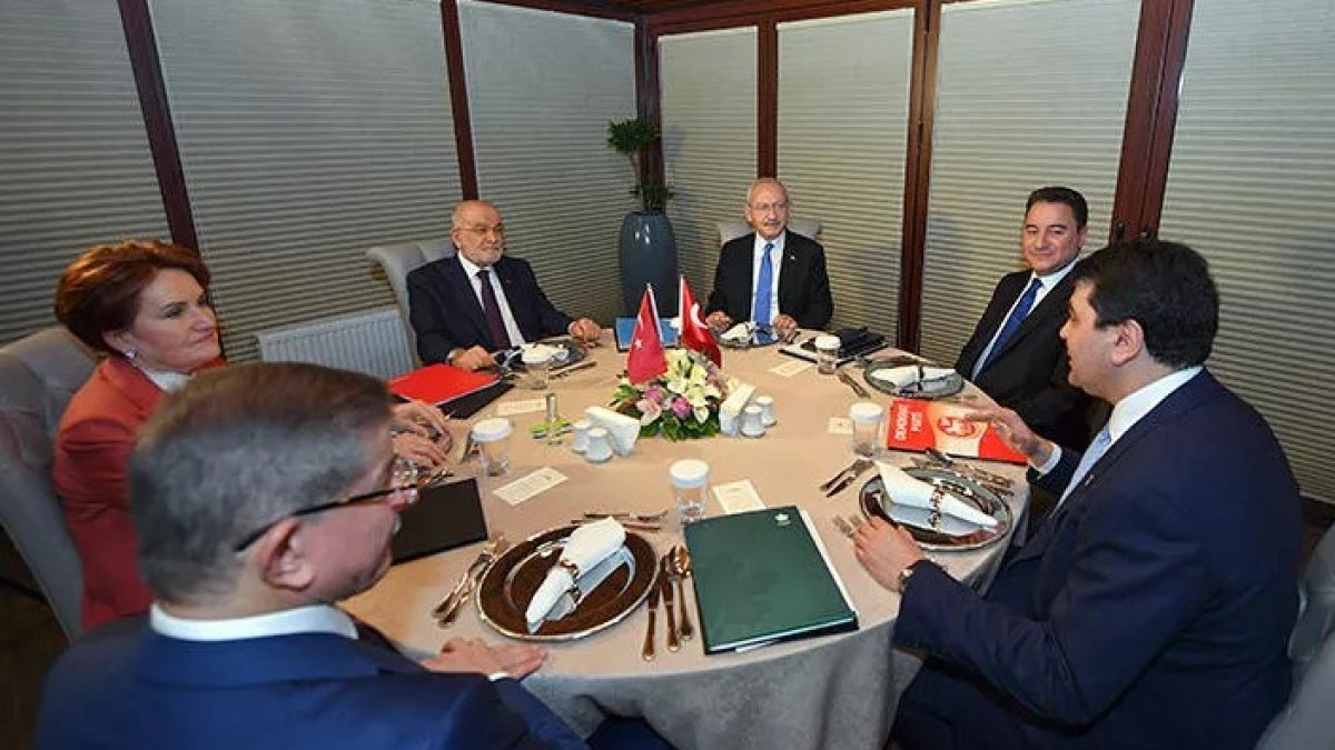 6 parti lideri üçüncü kez bir araya geldi