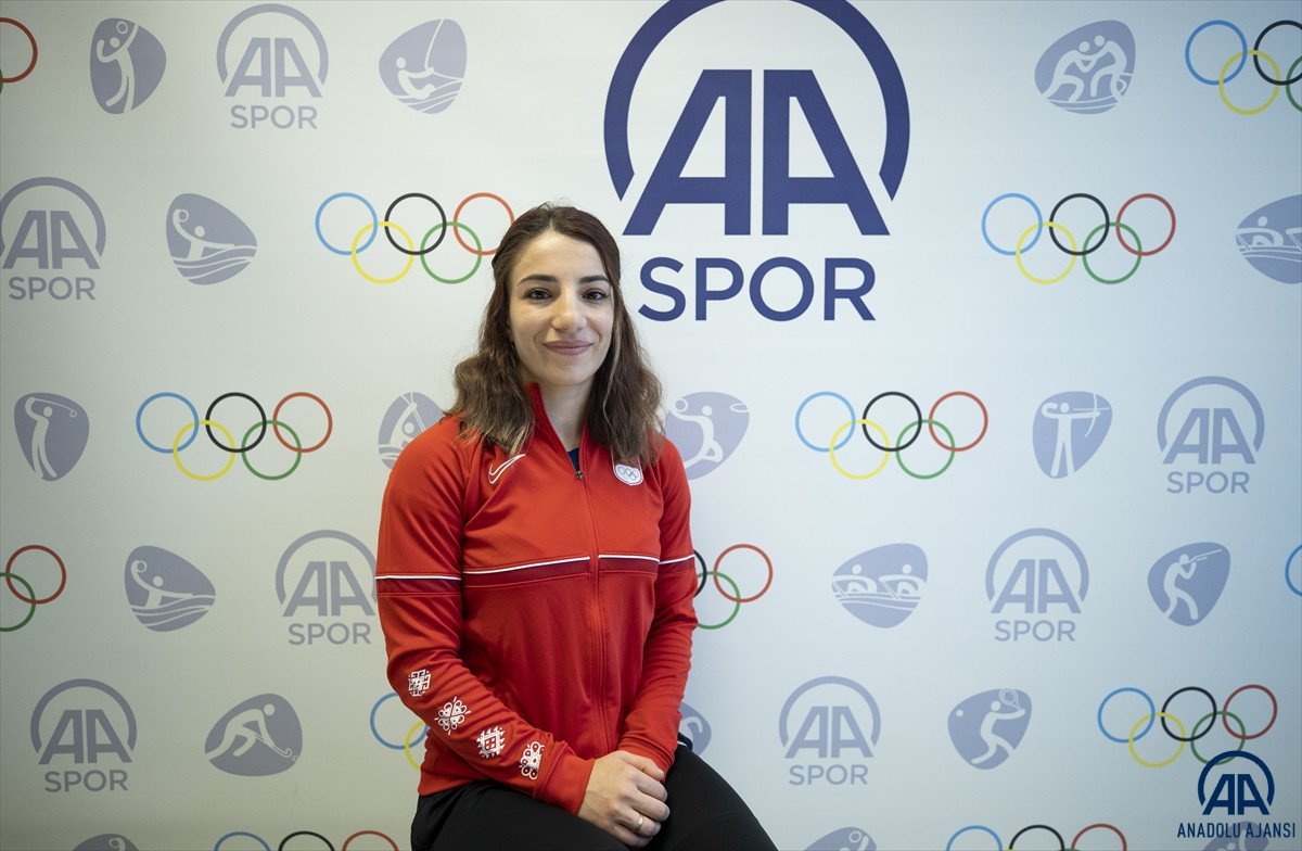 Avrupa şampiyonu milli güreşçi Evin Demirhan Yavuz'un hedefi olimpiyatlar