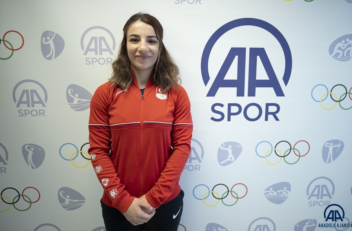 Avrupa şampiyonu milli güreşçi Evin Demirhan Yavuz'un hedefi olimpiyatlar