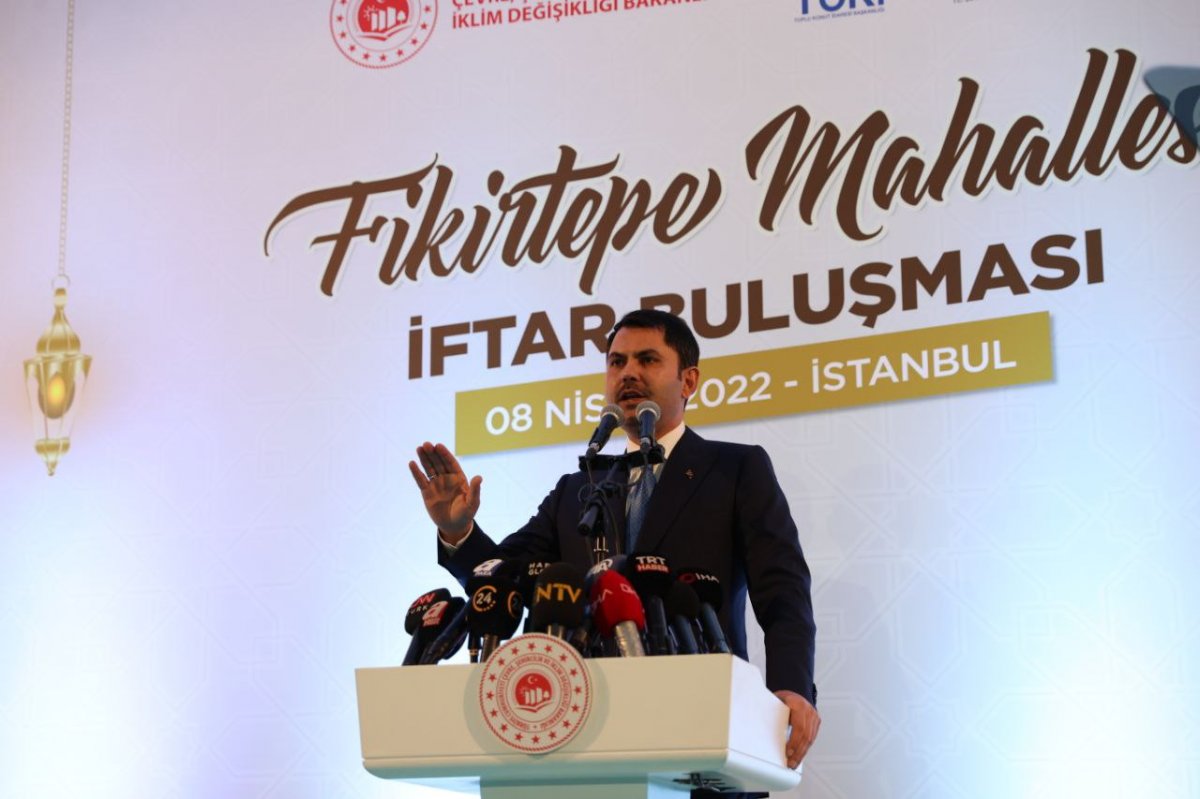 Bakan Kurum, Fikirtepelilerle iftarda buluştu: 2 yıl içinde herkes evine kavuşacak