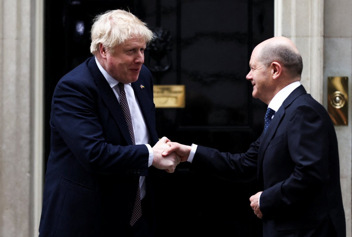 Boris Johnson, Olaf Scholz ile görüştü