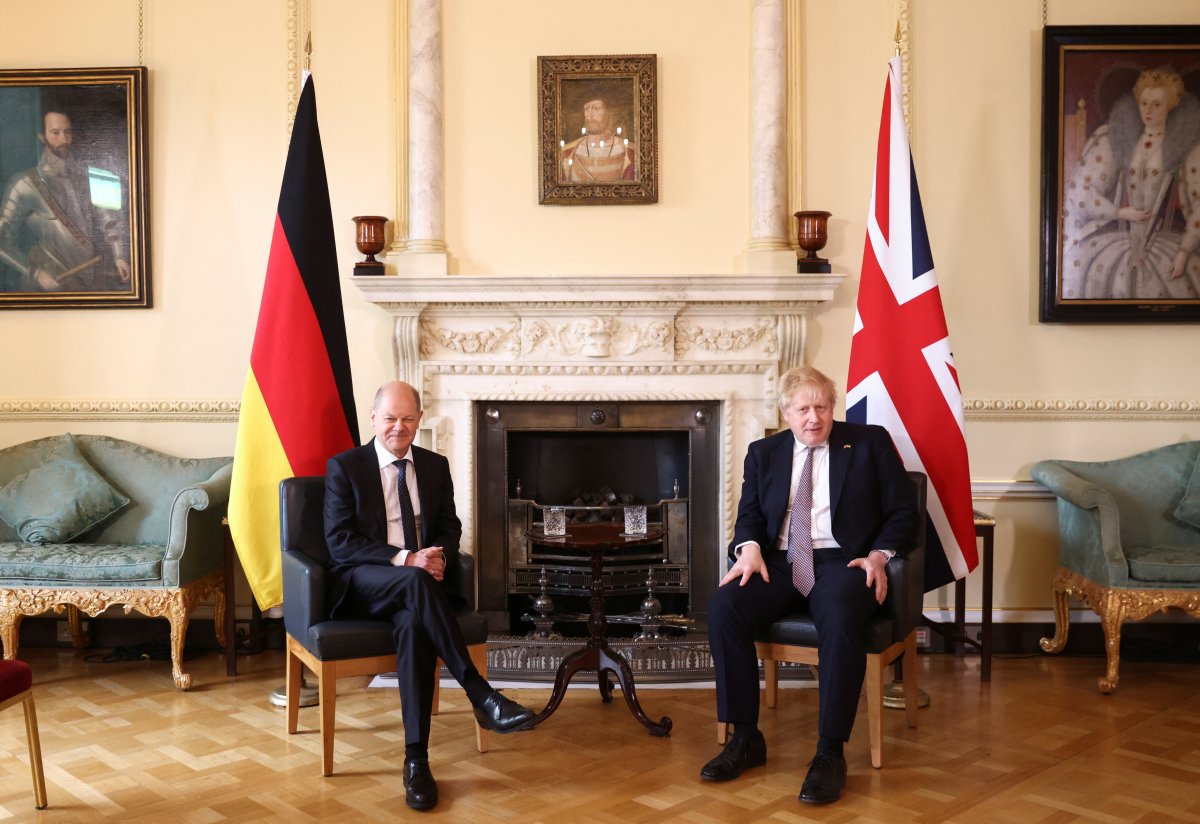 Boris Johnson, Olaf Scholz ile görüştü