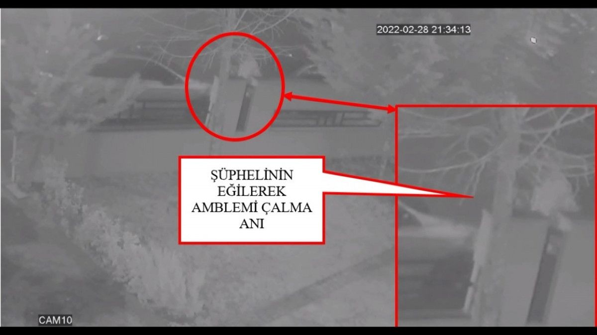 Bostancı'da 100 bin liralık araba amblemi çalan şahıslar yakalandı