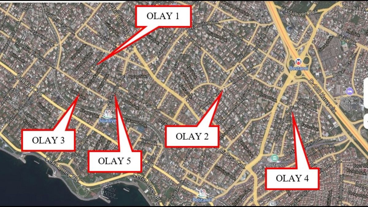 Bostancı'da 100 bin liralık araba amblemi çalan şahıslar yakalandı