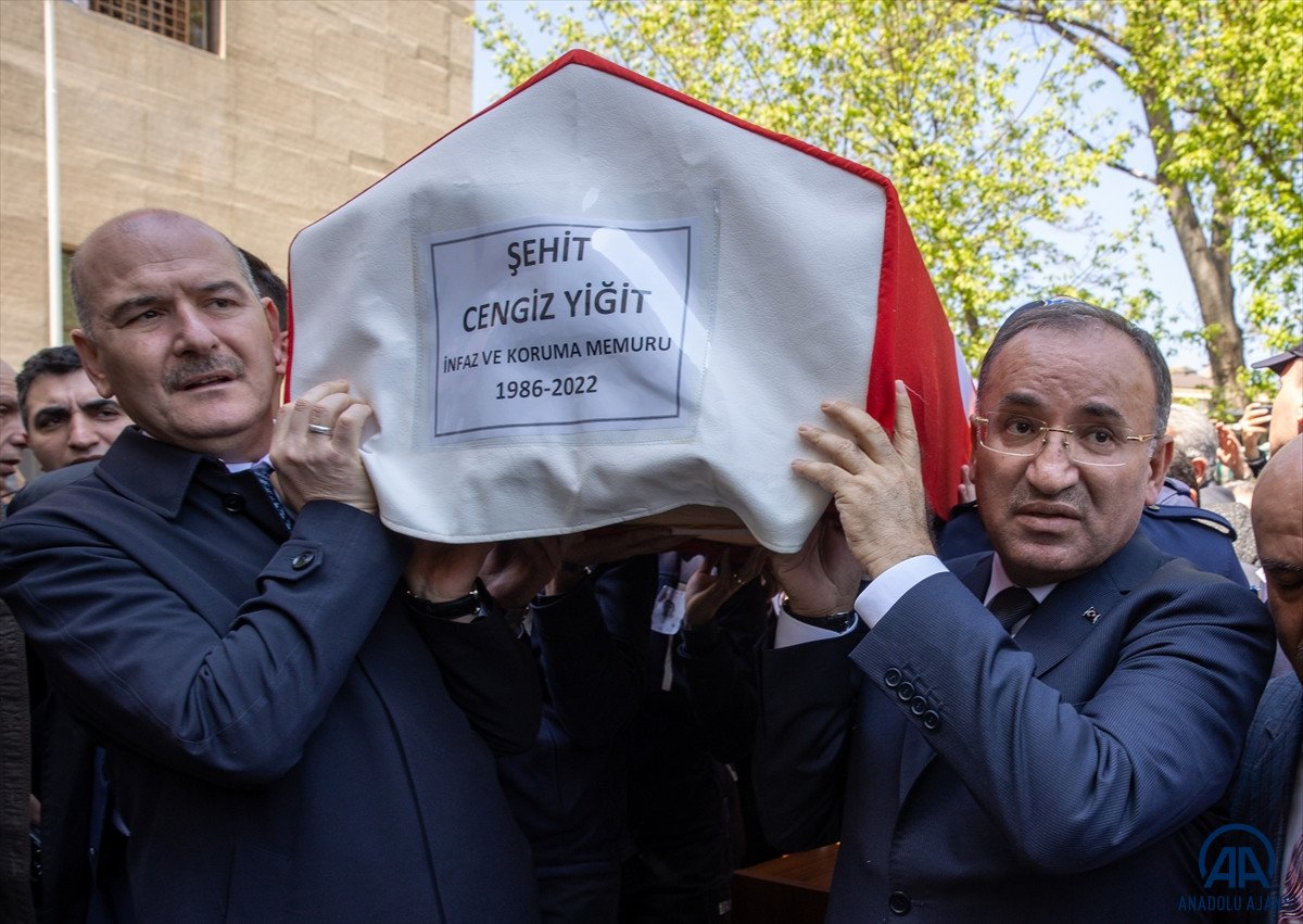 Bursa'da şehit Cengiz Yiğit için cenaze töreni