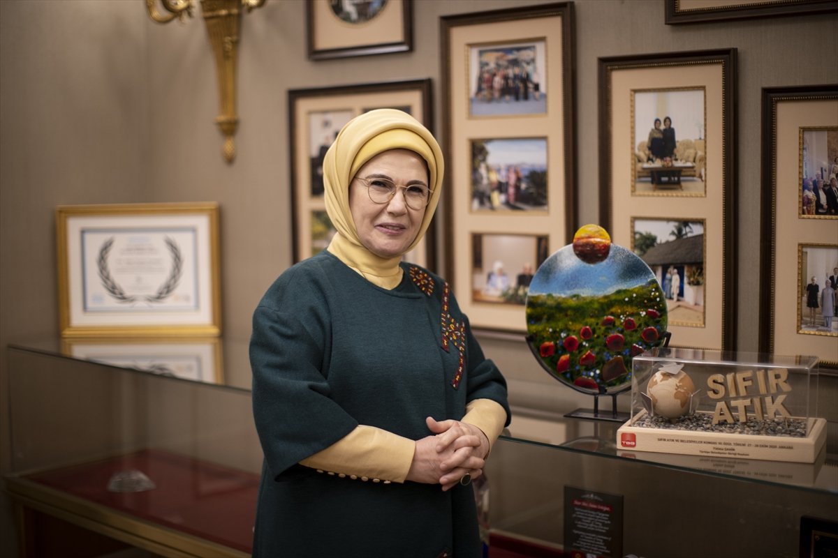 Emine Erdoğan, Sıfır Atık Projesi'ni değerlendirdi