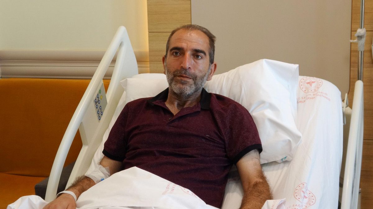 Erzurum'da halsizlik nedeniyle doktora giden adamın karnından kitle çıktı