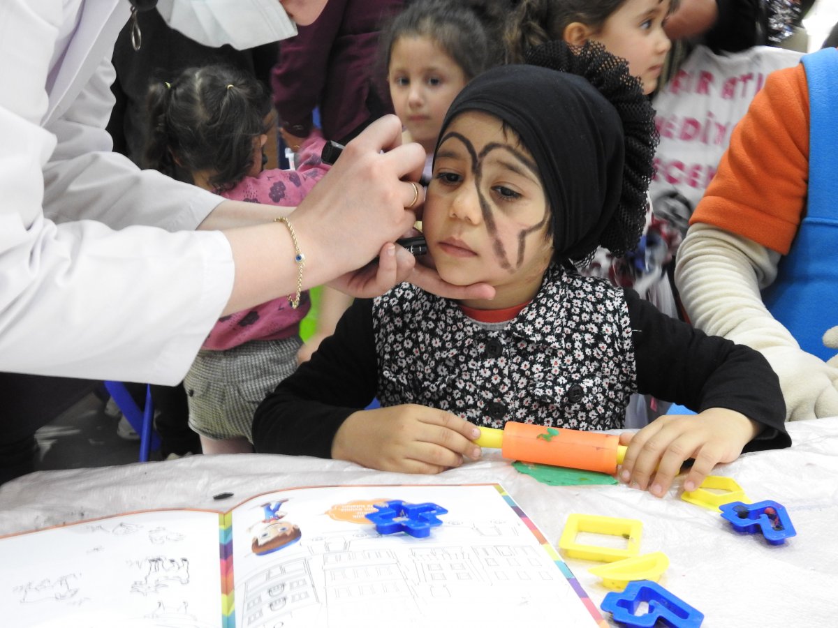 Gaziantep'te pitbull saldırısına uğrayan Asiye’ye 23 Nisan sürprizi
