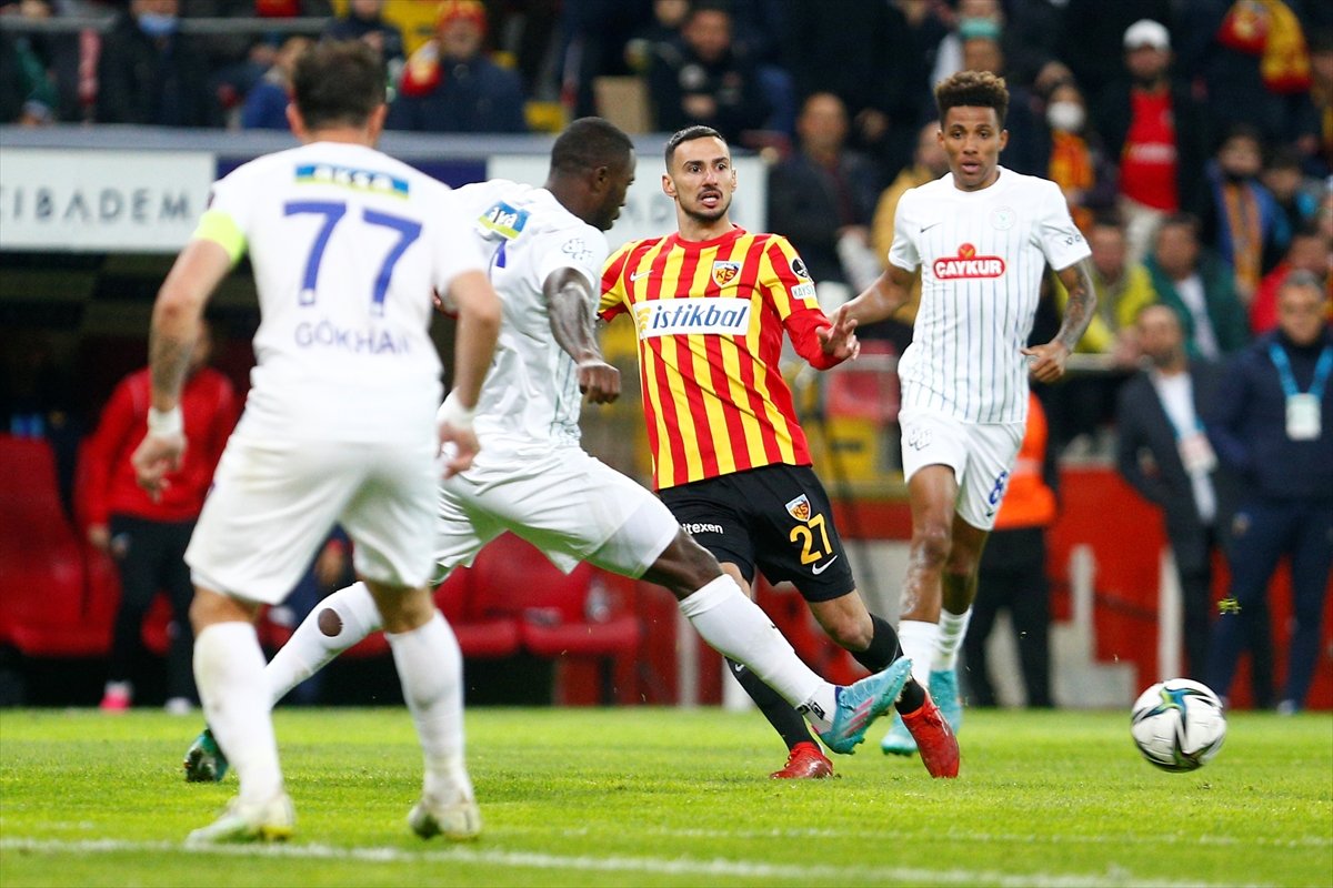 Kayserispor ve Rizespor yenişemedi