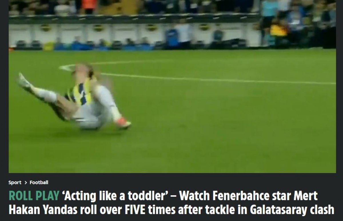 Mert Hakan Yandaş dünya basınında alay konusu oldu