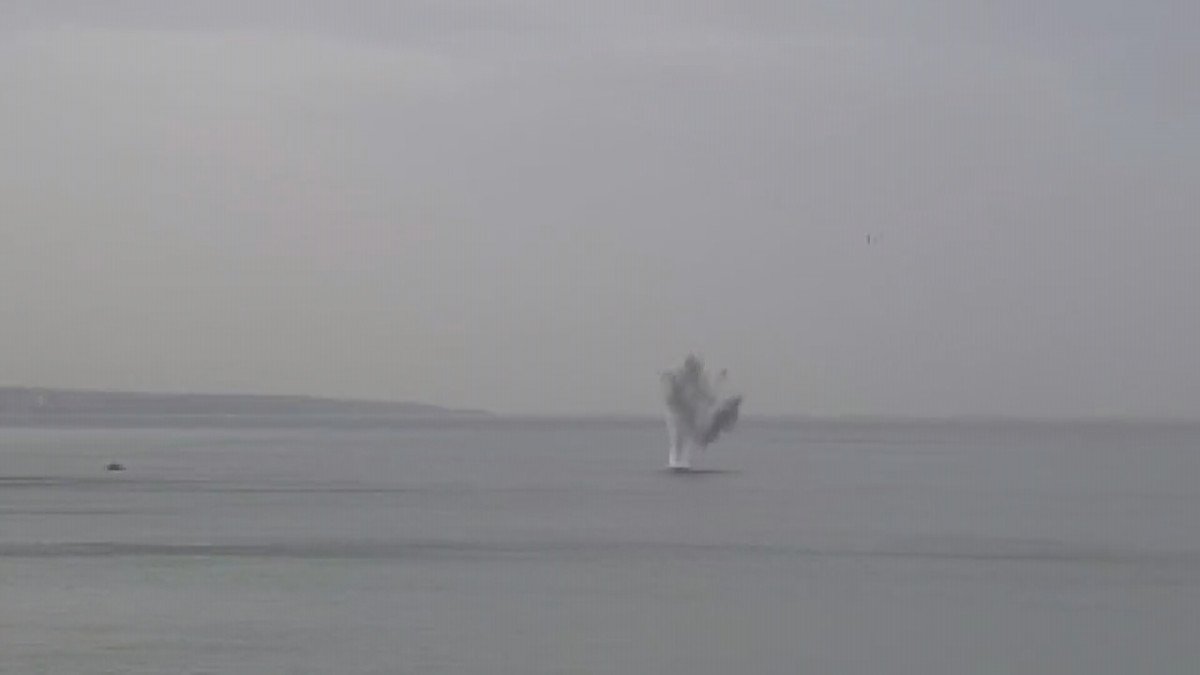 MSB, Boğaz ve İğneada açıklarındaki mayınların imha edilme anlarını paylaştı