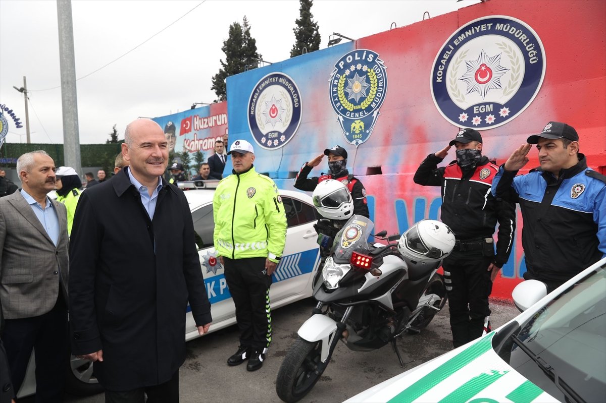 Süleyman Soylu, Kocaeli'deki denetimlere katıldı