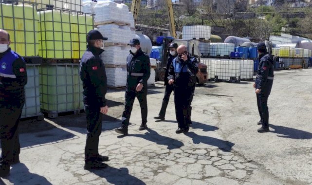 Gaziosmanpaşa'daki çamaşır suyu fabrikası mühürlendi