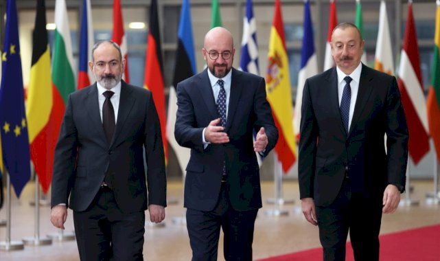 Nikol Paşinyan ve İlham Aliyev, Brüksel'de Charles Michel ile görüştü