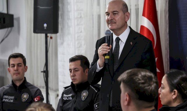 Süleyman Soylu, polislerle iftar yaptı