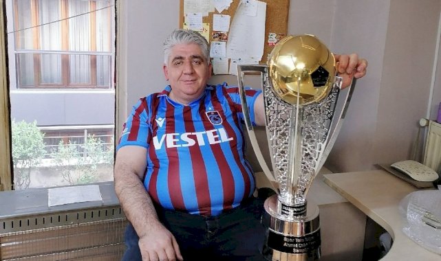 Trabzonspor’un 2021-2022 şampiyonluk kupası görücüye çıktı