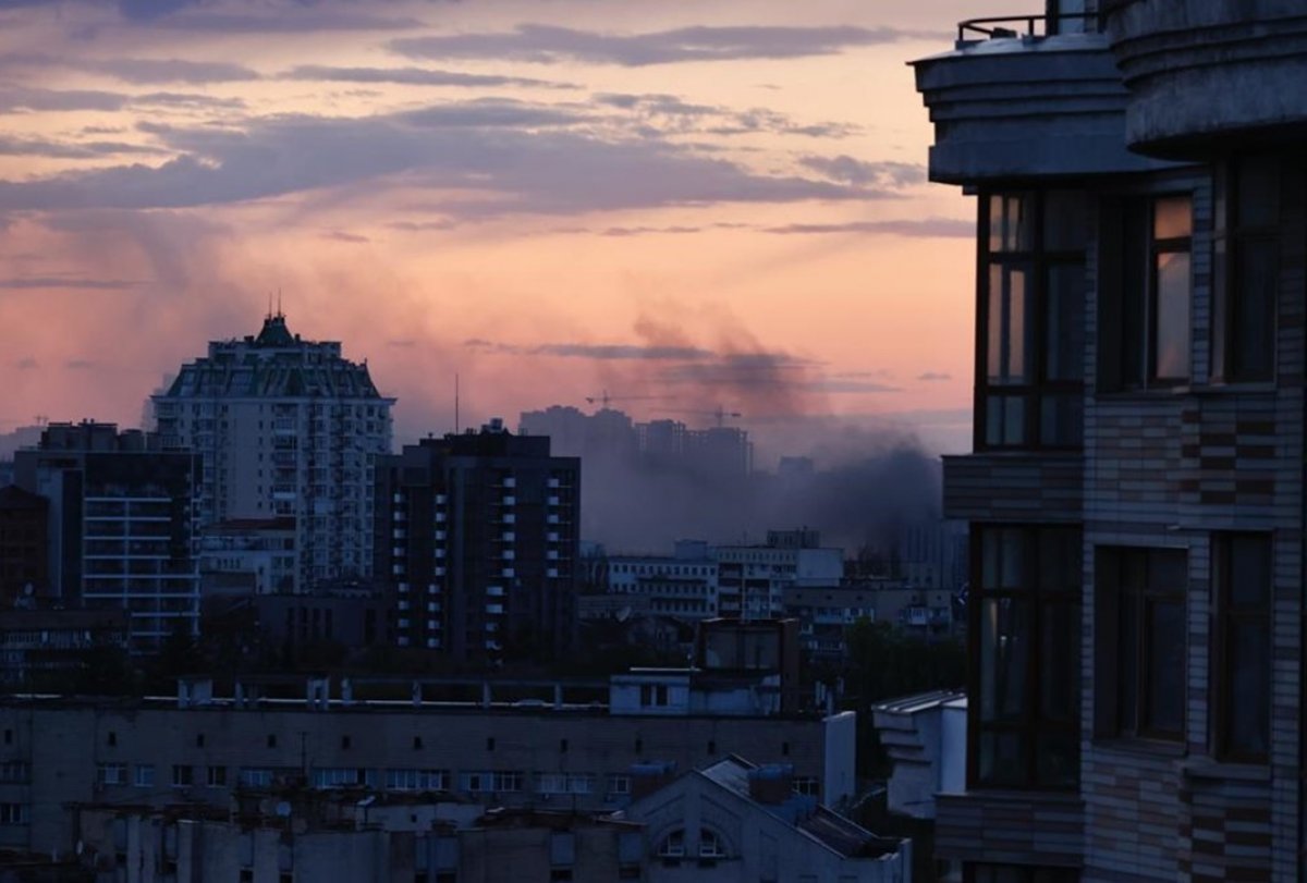 Ukrayna'nın başkenti Kiev patlama ile sarsıldı!