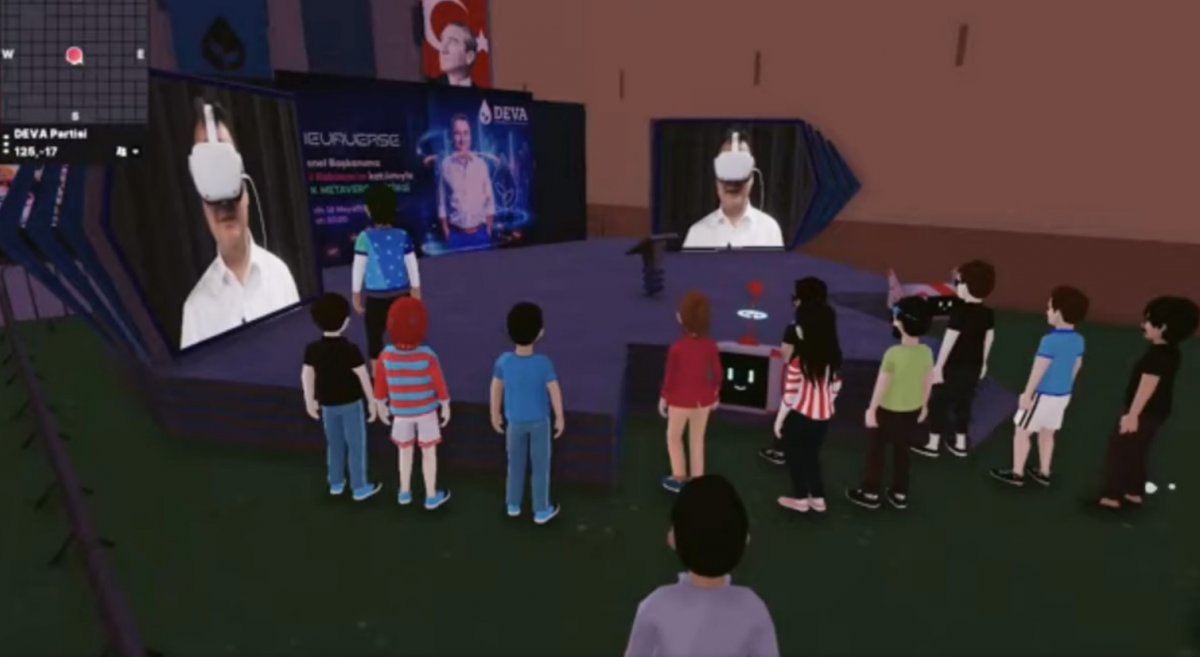 Ali Babacan, metaverse mitinginde konuştu