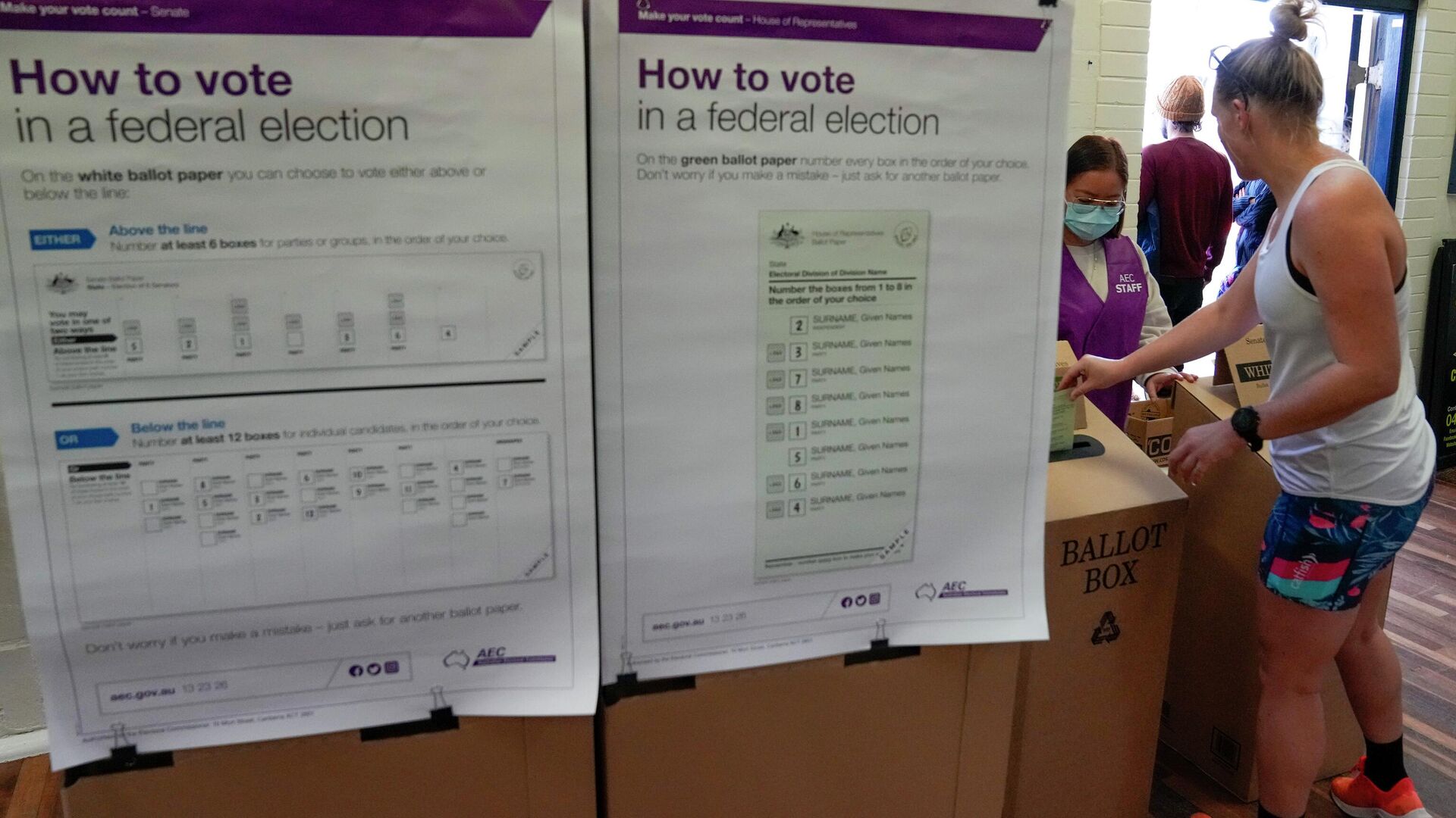 Avustralya'daki genel seçimlerde oy verme işlemi başladı