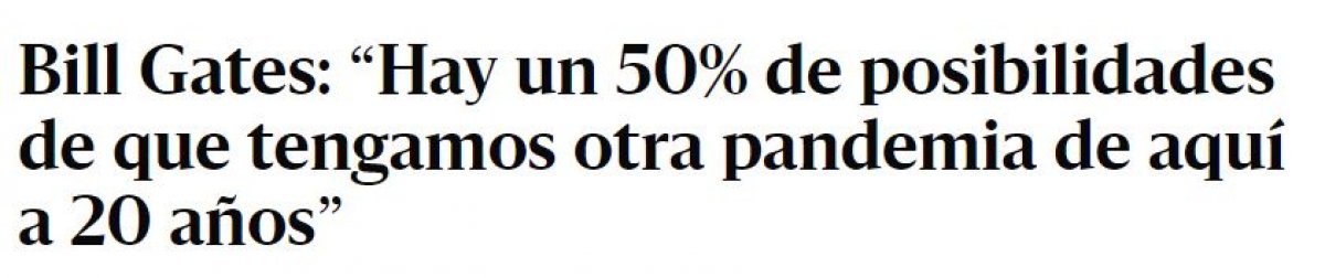 Bill Gates: 20 yıl içinde başka salgını yaşama şansımız yüzde 50