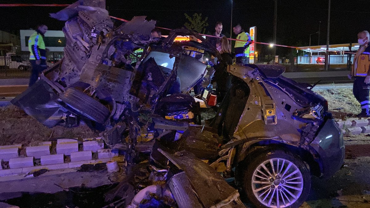 Bursa'da astsubayın hayatını kaybettiği kaza