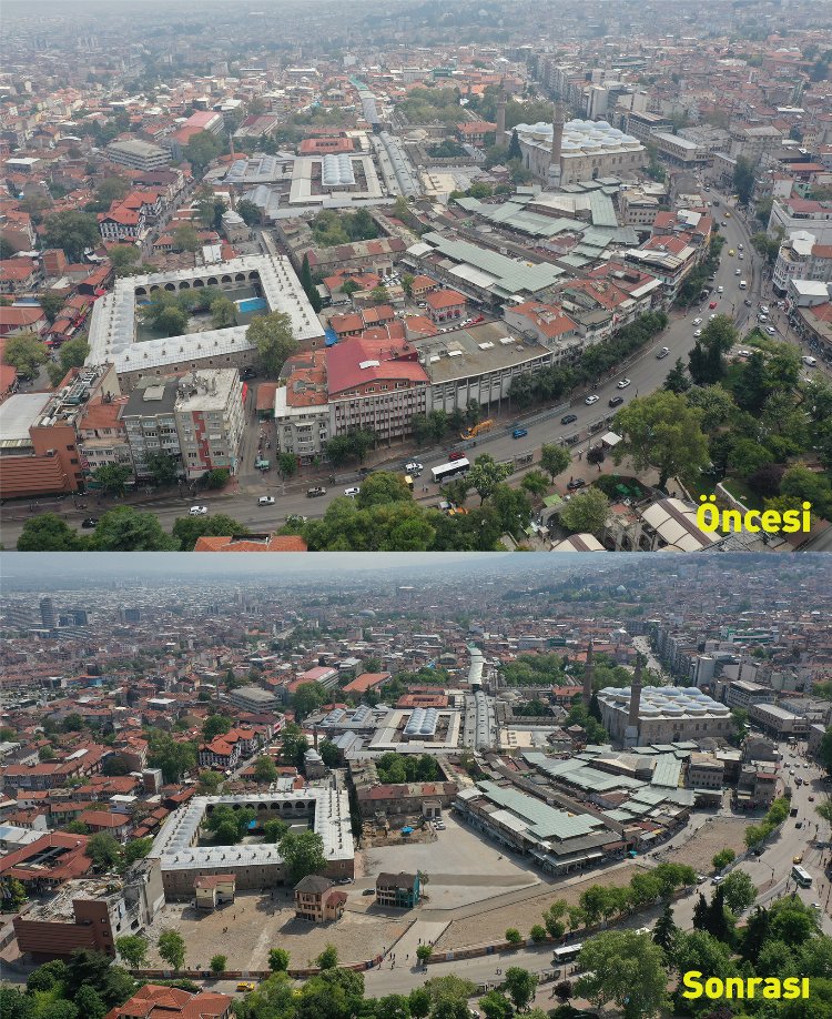 Bursa'da tarihi projede son viraj