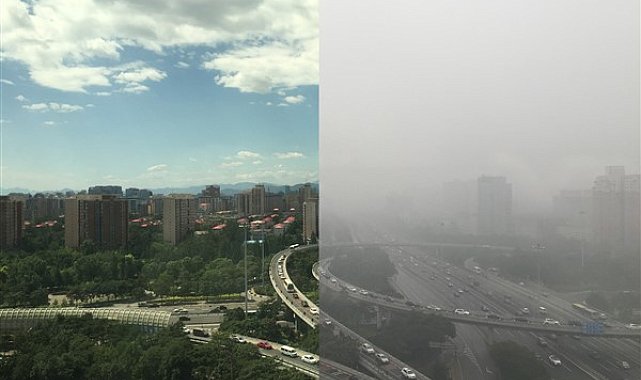 Çin’de kentlerin hava kalitesindeki düzelme devam ediyor