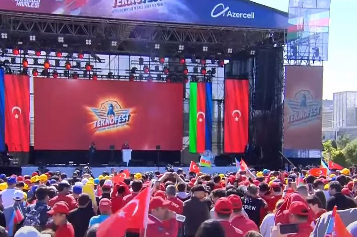 Cumhurbaşkanı Erdoğan'ın Azerbaycan TEKNOFEST konuşması