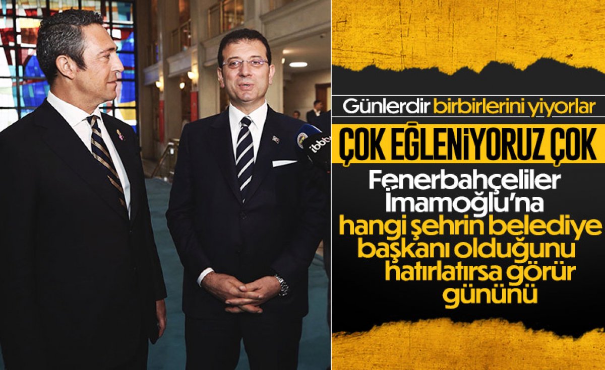 Ekrem İmamoğlu, Ali Koç'a cevap verdi