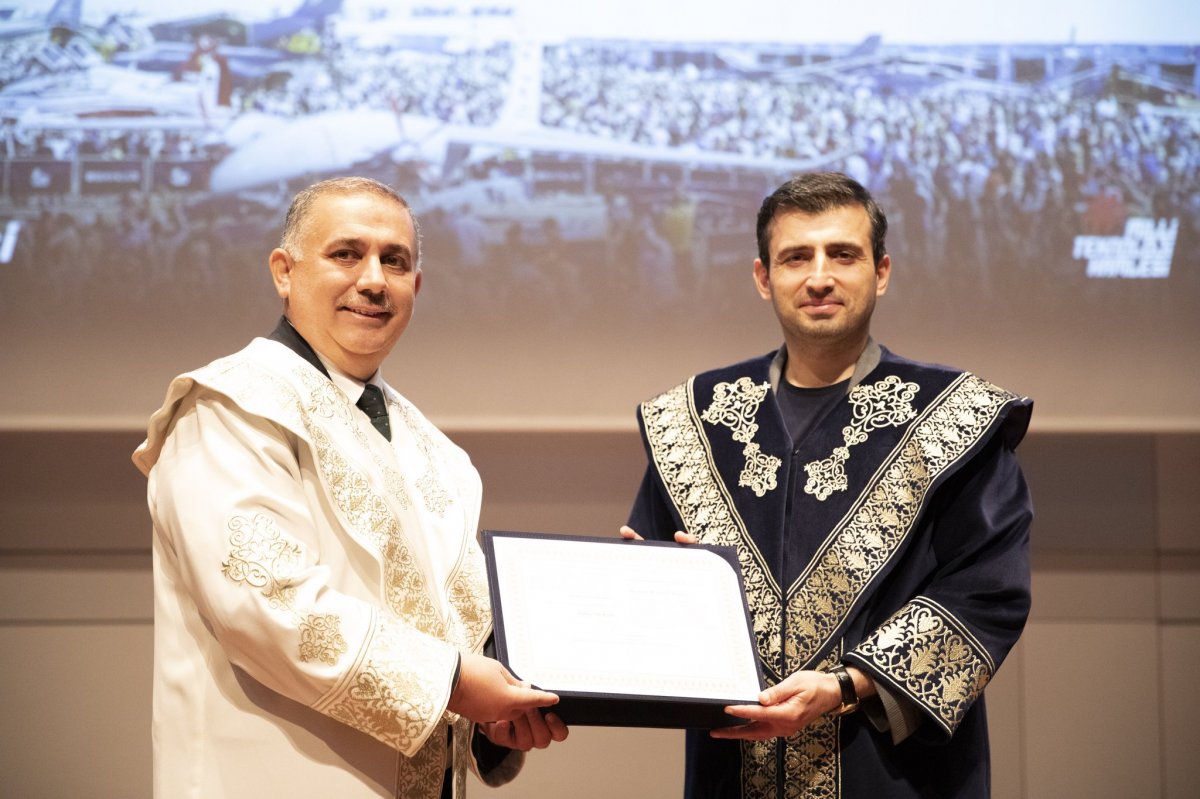 İTÜ Selçuk Bayraktar'a fahri doktora unvanı verdi