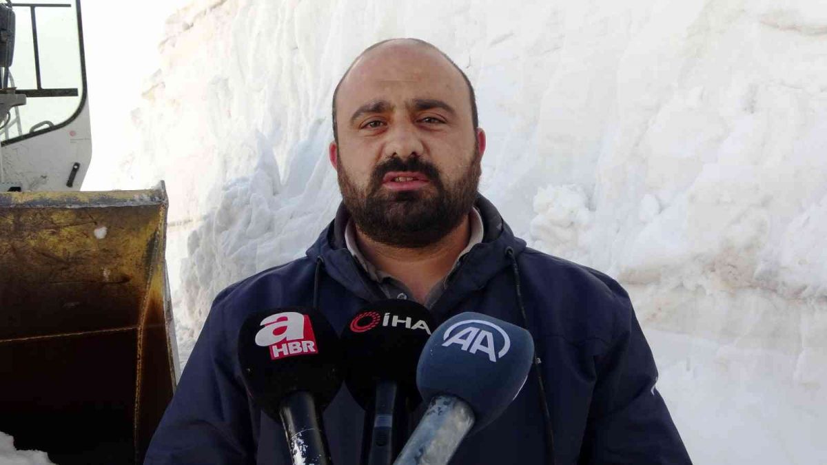 Mayıs ayında Muş'ta kar kalınlığı 5 metre