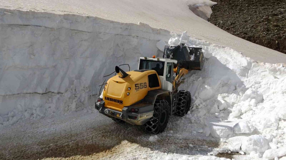 Mayıs ayında Muş'ta kar kalınlığı 5 metre