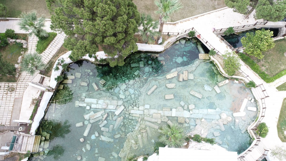 Pamukkale'de hedef 2 milyon turist